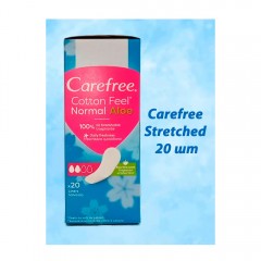 Прокладки Carefree Stretched 20 шт Кэфри стретчет женские ежедневные