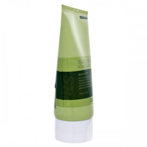 Dermal Пенка для умывания tea tree white scrub cleanser для очищения лица 150 гр. 