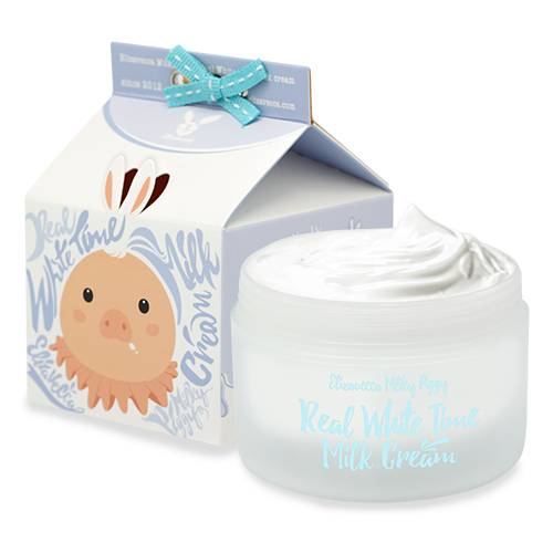 Elizavecca крем осветляющий для лица и тела Козье Молоко Real White Time Milk Cream 100 гр. 