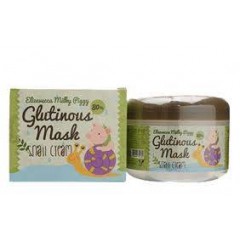 Elizavecca крем-маска для лица ночная Улиточный Муцин Milky Piggy Glutinous 80% Mask 100 гр. 