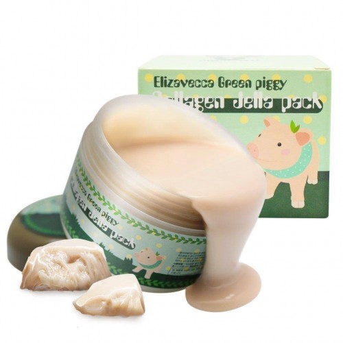Elizavecca Маска для лица желейная с коллагеном лифтинг Green Piggy Collagen Jella Pack 100 мл