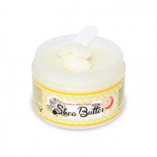 Elizavecca Крем универсальный питательный масло ши Milky Piggy Shea Butter для лица 100% 88 гр. 