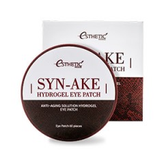 Esthetic House Гидрогел патчи для глаз змеиный пептид SYN-AKE hydrogel eyepatch 60 шт.