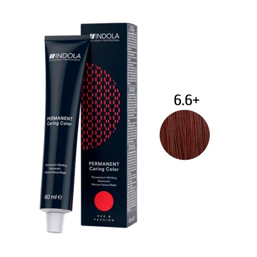 Стойкая крем краска 6.6+ Indola Profession PCC Red & Fashion Индола Профессион псс ред энд фэшн для окрашивания волос