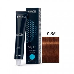 Стойкая крем краска 7.35 Indola Profession PCC Red & Fashion Индола Профессион псс ред энд фэшн для окрашивания волос
