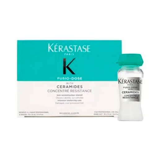 Концентрат Kerastase Fusio-Dose Concentre Resistance with Ceramides для поврежденных волос 10 х 12 мл