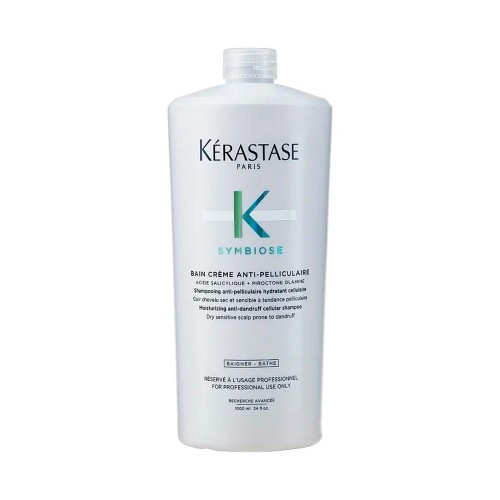 Шампунь KERASTASE Symbiose Bain Creme Anti-Pelliculaire 1000 мл Керастаз симбиоз бэйн крем анти-пелликулэйр против перхоти для сухой и чувствительной кожи головы