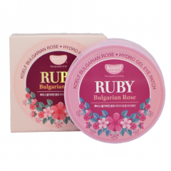 Koelf Набор патчей для век гидрогел рубин болгарская роза Bulgarian Rose Hydrogel Eye Patch 60 шт.