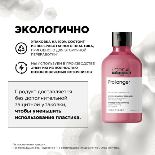 Шампунь для восстановления волос по длине L’Oreal Professionnel Pro Longer Про лонгер 300 мл