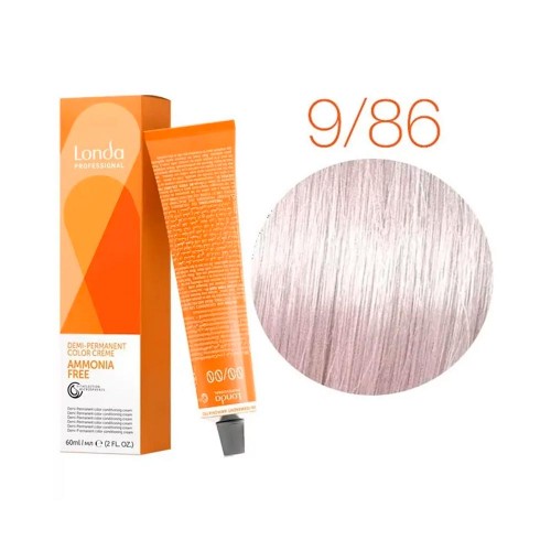 Краска 9/86 Londa Professional Londacolor Demi Permanent Color Интенсивное тонирование Лонда Профессионал Лондаколор деми перманент для окрашивания волос 60 мл