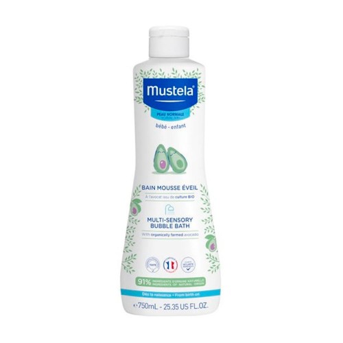 Пена для ванны детская Mustela Multi-Sensory Bubble Bath 750 мл