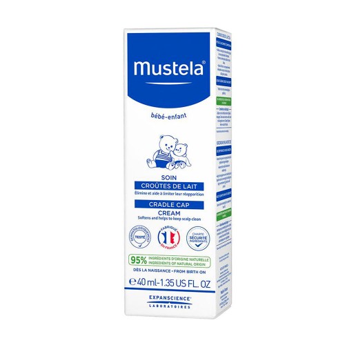 Крем для кожи головы Mustela Bebe при молочных корочках 40 мл