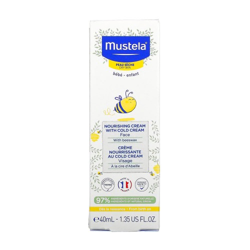 Крем питательный Cold Cream с пчелиным воском Mustela Nourishing Cream 40 мл