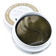 Petitfee Набор патчей для век гидрогел жемчуг золото Black Pearl&Gold Hydrogel Eye Patch 60 шт