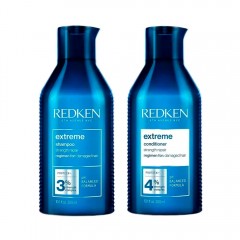 Кондиционер и шампунь Redken Extreme 300+300 мл набор Редкен экстрим бальзам для поврежденных волос