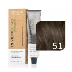Краска тон 5-1 Revlon Professional Revlonissimo Color Sublime Vegan 75 мл Ревлон Профессионал Ревлониссимо колор сублим веган для окрашивания волос