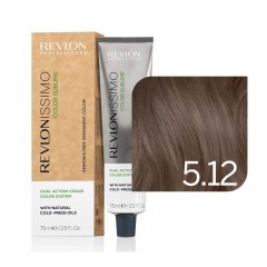 Краска тон 5-12 Revlon Professional Revlonissimo Color Sublime Vegan 75 мл Ревлон Профессионал Ревлониссимо колор сублим веган для окрашивания волос