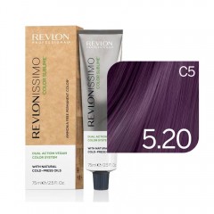 Краска тон 5-20 Revlon Professional Revlonissimo Color Sublime Vegan 75 мл Ревлон Профессионал Ревлониссимо колор сублим веган для окрашивания волос