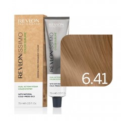Краска тон 6-41 Revlon Professional Revlonissimo Color Sublime Vegan 75 мл Ревлон Профессионал Ревлониссимо колор сублим веган для окрашивания волос