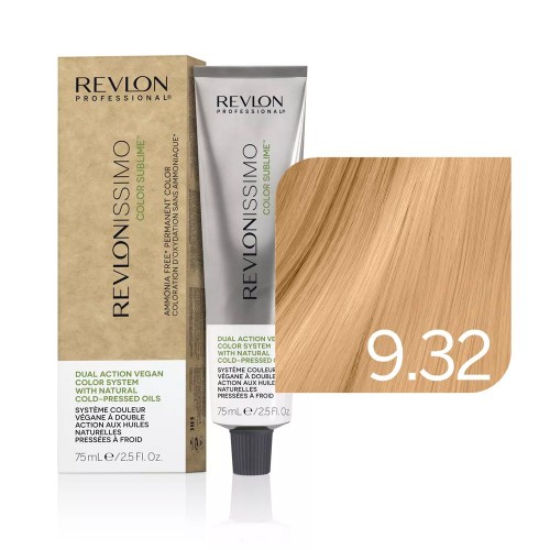 Краска тон 9-32 Revlon Professional Revlonissimo Color Sublime Vegan 75 мл Ревлон Профессионал Ревлониссимо колор сублим веган для окрашивания волос