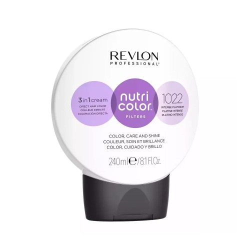 Тонирующий крем 1022 Revlon Professional Nutri Color Filters 3 In 1 Cream 240 мл Ревлон Профессионал нутри колор фильтер 3 в 1 оттеночный бальзам для волос
