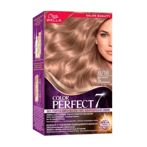 Крем краска Wella Color Perfect 8/18 Велла Колор Перфект для волос 60 мл