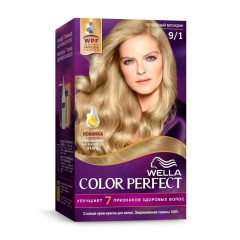 Крем краска Wella Color Perfect 9/1 Велла Колор Перфект для волос 60 мл