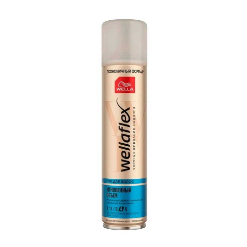 Лак Wellaflex Instant Volume Мгновенный объем Веллафлекс для волос 400 мл