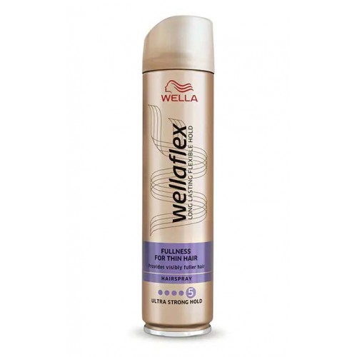 Wellaflex Fullness For Thin Hair Лак для волос Объем для тонких суперсильной фиксации 250 мл