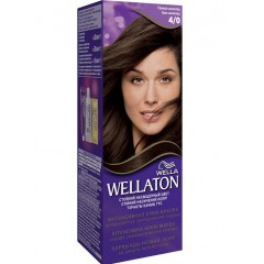 Wellaton Стойкая крем-краска 4/0 Темный шоколад 110 мл