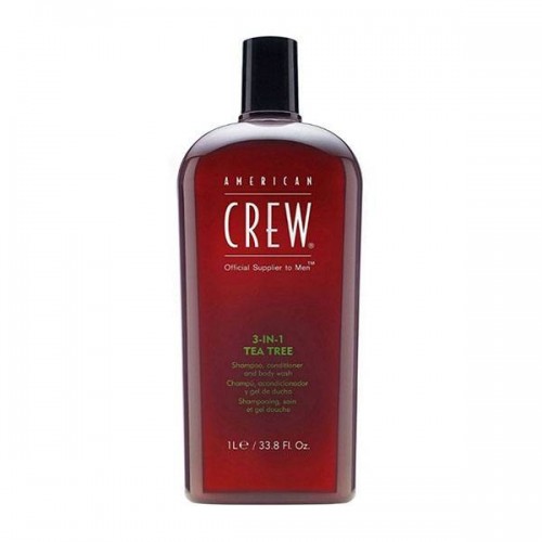 Cредство American Crew Hair and Body Care 3-in-1 Tea Tree для волос и тела 1000 мл.