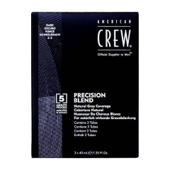 Краска-камуфляж 2/3 American Crew Precision Blend Natural Gray Coverage Dark для седых волос 3*40 мл.
