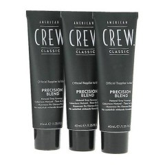 Краска-камуфляж 5/6 American Crew Precision Blend Natural Gray Coverage Medium Ash для седых волос 3*40 мл.