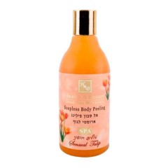 Увлажняющий жидкий скраб с пониженным содержанием мыла Тюльпан Health and Beauty Body and SPA Soapless Body Peeling Tulip для тела 300 мл.