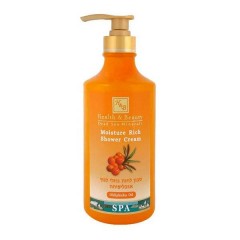 Увлажняющее крем-мыло (безщелочное) Облепиха Health and Beauty Body and SPA Moisture rich Shower Cream Obliphicha oil для тела 780 мл.