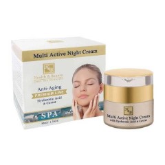 Мультиактивный ночной крем Health and Beauty Body and SPA Anti-Aging для возрастной кожи лица 50 мл.