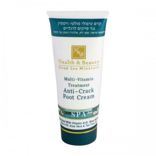 Мульти-витаминный крем Health and Beauty Body and SPA Multi-Vitamin Treatment Anti-Crack Foot Cream для ног 180 мл.