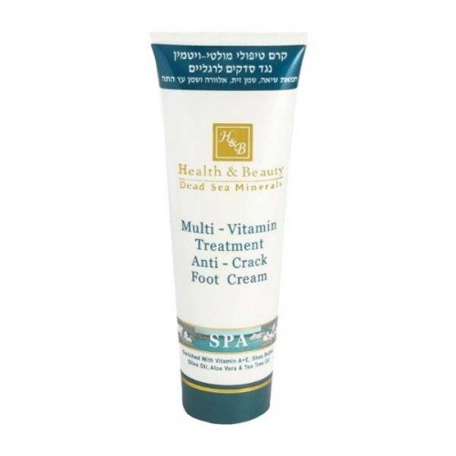 Мульти-витаминный крем Health and Beauty Body and SPA Multi-Vitamin Treatment Anti-Crack Foot Cream для ног 250 мл.