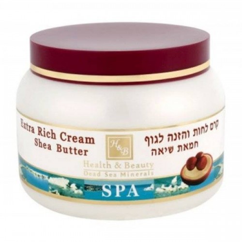 Питательный крем с маслом Ши Health and Beauty Body and SPA Extra Rich Shea Butter Cream для тела 250 мл.