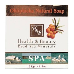 Мыло натуральное с облепихой Health and Beauty SPA Obliphicha Natural Soap для лица и тела 125 гр.