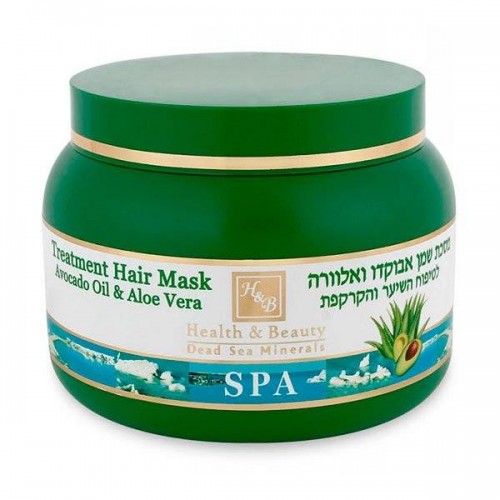 Маска с маслом авокадо и Алоэ Вера Health and Beauty Hair Care Avocado Oil and Aloe Vera Hair Mask для всех типов волос 250 мл.