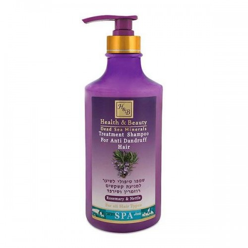 Шампунь против перхоти Health and Beauty Hair Care Rosemary and Nettle Shampoo for Anti Dandruff Hair с крапивой и розмарином 780 мл.