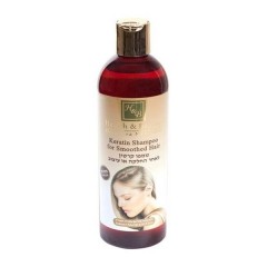 Шампунь с кератином Health and Beauty Hair Care Keratin Shampoo for Smoothed Hair для волос после термического воздействия 400 мл.