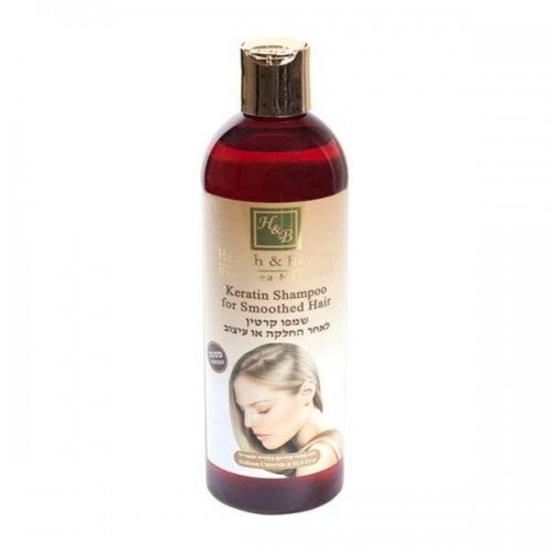 Шампунь с кератином Health and Beauty Hair Care Keratin Shampoo for Smoothed Hair для волос после термического воздействия 400 мл.