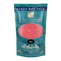 Соль Мёртвого моря для ванны - Розовая Health and Beauty Health Care Luxury Bath Salts Rose для тела 500 гр.