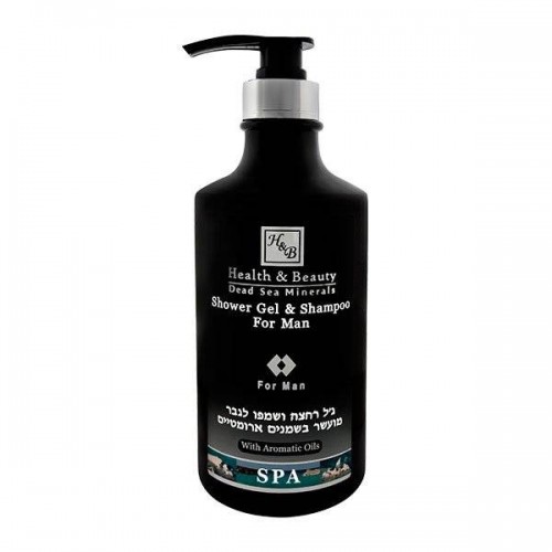 Шампунь-Гель для душа 2 в 1 Health and Beauty Men Care Shower Gel And Shampoo For Men для мужчин 780 мл.