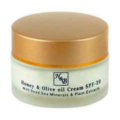 Крем с оливковым маслом и мёдом Health and Beauty Skin Care Olive Oil and Honey Cream SPF-20 для лица 50 мл.