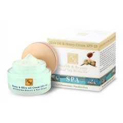 Крем с оливковым маслом и мёдом Health and Beauty Skin Care Olive Oil and Honey Cream SPF-20 для лица 50 мл.