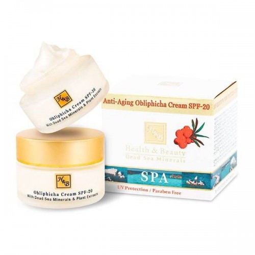 Антивозрастной крем из облепихи Health and Beauty Skin Care Anti–Aging Obliphicha Cream SPF-20 для лица 50 мл.