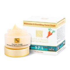 Увлажняющий и питательный морковный крем Health and Beauty Skin Care Moisturizer and Nourishing Carrot Cream для лица 50 мл.